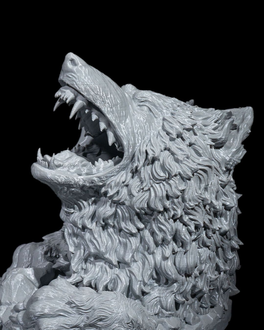 Torre de Dados Mordisco de Lobo impresa en 3D - foto 10