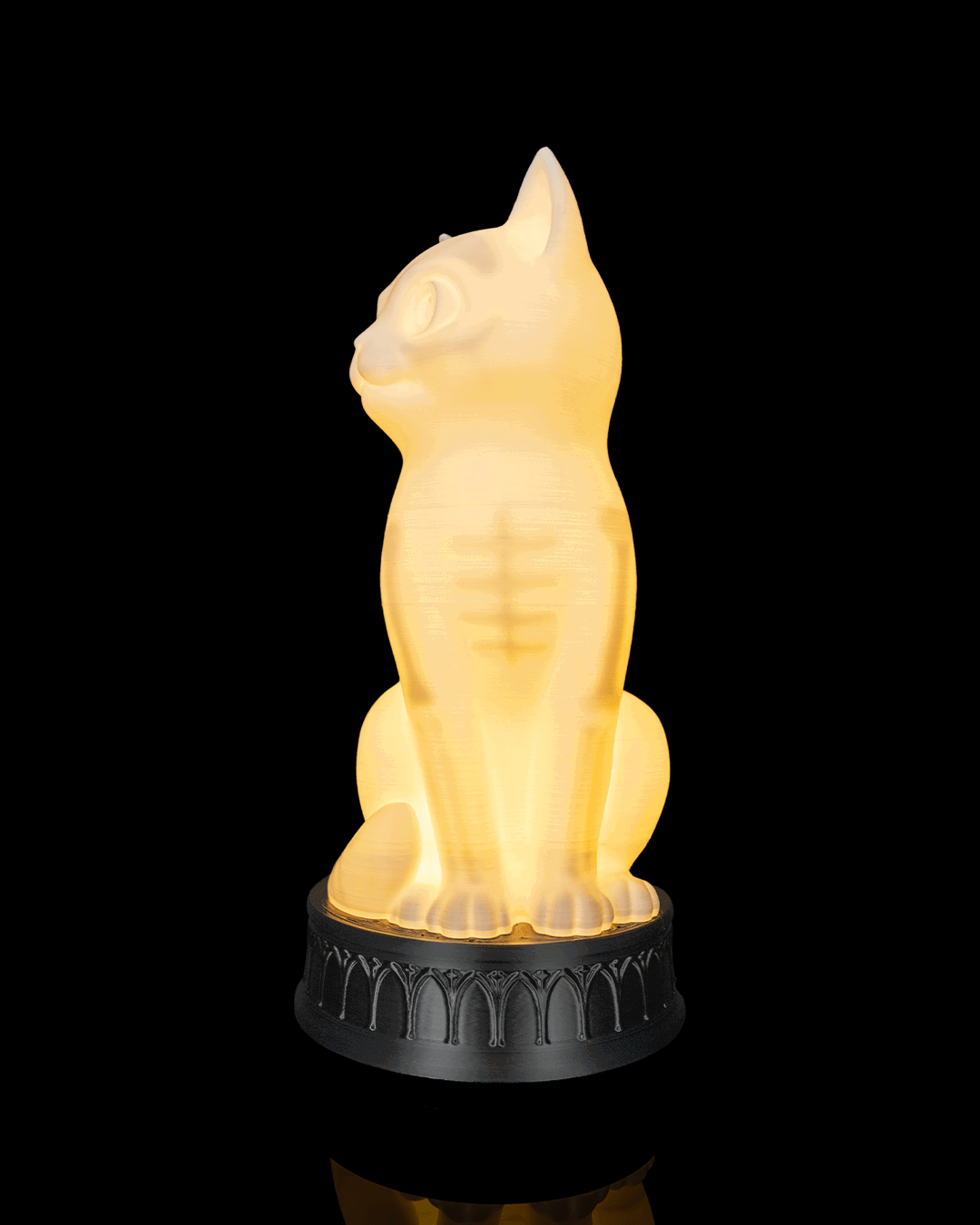 Lámpara Gato Rayos X impresa en 3D – decoración de Halloween (5)