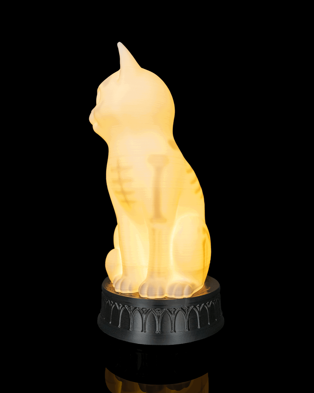 Lámpara Gato Rayos X impresa en 3D – decoración de Halloween (6)