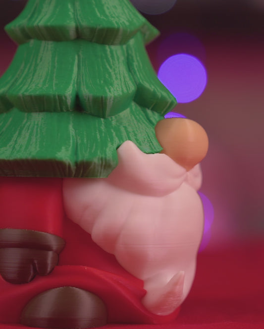 Pinehead Gnome – Duende Árbol Navideño 3D