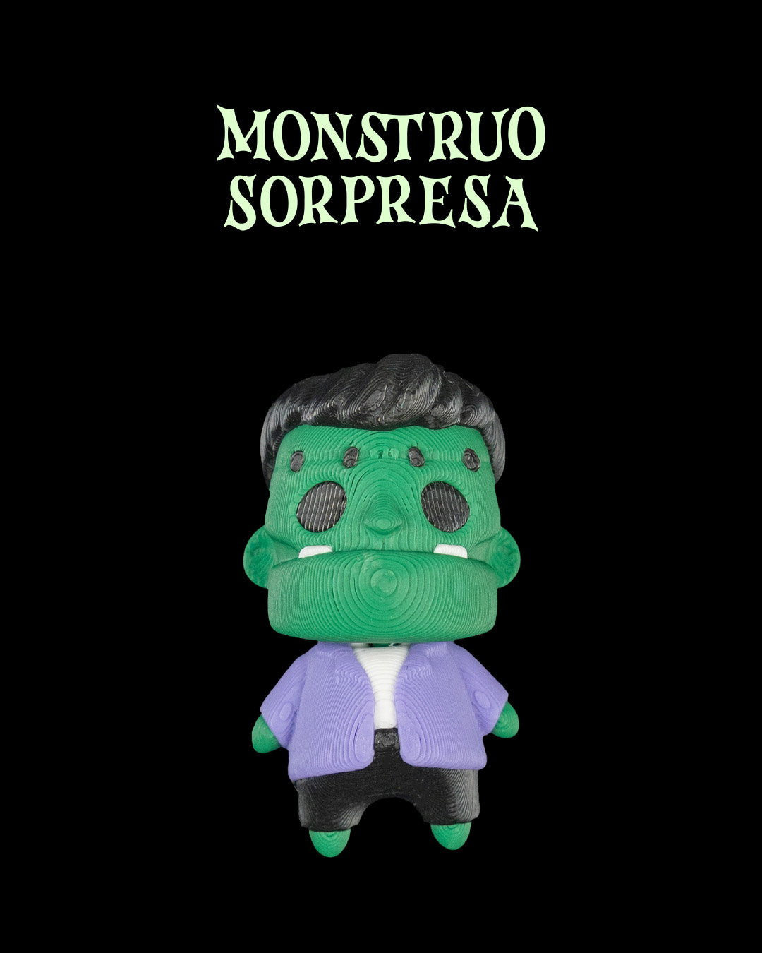 Calabaza Sorpresa Monstruo articulada impresa en 3D