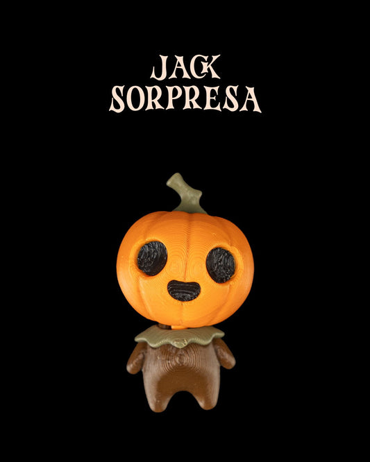 Calabaza Sorpresa Jack articulada impresa en 3D